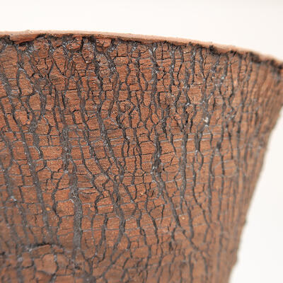 Ceramic bonsai bowl 15.5 x 15.5 x 18.5 cm, color cracked - 2