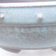 Ceramic bonsai bowl 23 x 23 x 8 cm, color blue - 2/3
