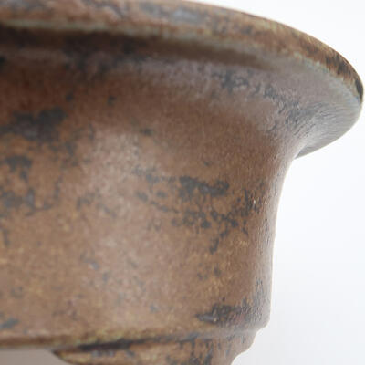 Ceramic bonsai bowl 23 x 18 x 6 cm, color brown - 2