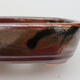 Ceramic bonsai bowl 12.5 x 8.5 x 3.5 cm, color brown - 2/3