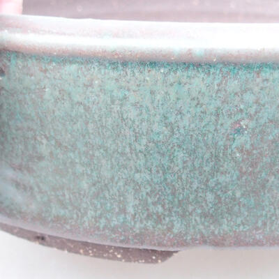Ceramic bonsai bowl 21 x 21 x 5.5 cm, color green - 2