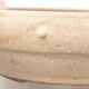 Ceramic bonsai bowl 20 x 20 x 5 cm, beige color - 2/3