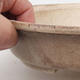 Ceramic bonsai bowl 24.5 x 21.5 x 5 cm, beige color - 2/3