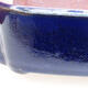 Ceramic bonsai bowl 12 x 9.5 x 4.5 cm, color blue - 2/3