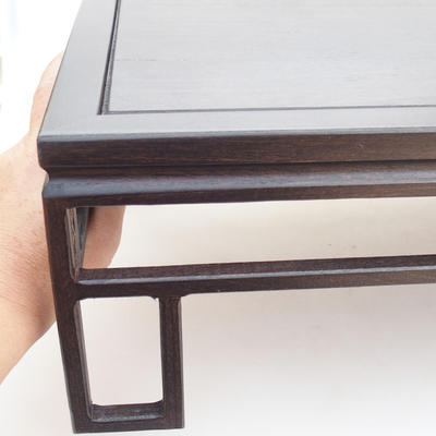 Wooden table under the bonsai brown 39 x 25.5 x 14 cm - 2