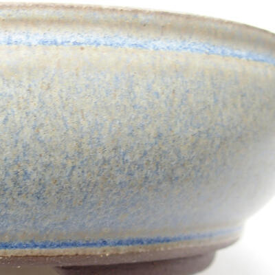 Ceramic bonsai bowl 15 x 15 x 5 cm, color blue - 2