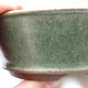 Ceramic bonsai bowl 14 x 14 x 5 cm, color green - 2/3