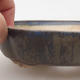 Ceramic bonsai bowl 18 x 15.5 x 4 cm, color blue - 2/3