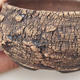 Ceramic bonsai bowl 9.5 x 9.5 x 4.5 cm, color cracked - 2/4