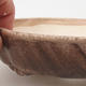 Ceramic bonsai bowl 18 x 15.5 x 4 cm, brown color - 2/3
