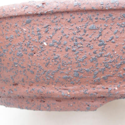 Ceramic bonsai bowl 18.5 x 18.5 x 5 cm, gray color - 2