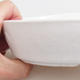 Ceramic bonsai bowl 18 x 13 x 4 cm, white color - 2/4