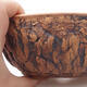 Ceramic bonsai bowl 18.5 x 18.5 x 7 cm, color cracked - 2/3