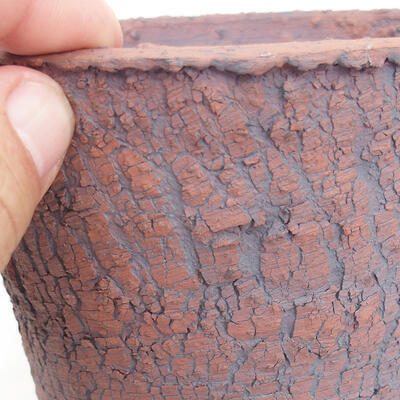 Ceramic bonsai bowl 13.5 x 13.5 x 14.5 cm, cracked color - 2