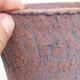Ceramic bonsai bowl 13.5 x 13.5 x 14.5 cm, cracked color - 2/3