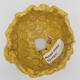 Ceramic shell 9 x 9 x 6 cm, color yellow - 2/3