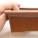 Ceramic bonsai bowl 11 x 8.5 x 4.5 cm, brown color - 2/3