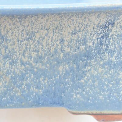 Ceramic bonsai bowl 18 x 14 x 7 cm, color blue - 2