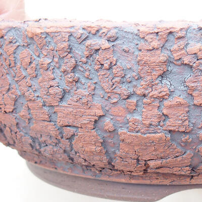 Ceramic bonsai bowl 15.5 x 15.5 x 5.5 cm, cracked color - 2