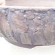 Ceramic bonsai bowl 21.5 x 21.5 x 7 cm, color cracked - 2/4