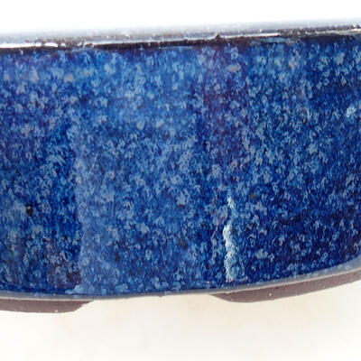 Ceramic bonsai bowl 15 x 15 x 4.5 cm, color blue - 2