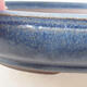 Ceramic bonsai bowl 16.5 x 16.5 x 3.5 cm, color blue - 2/3