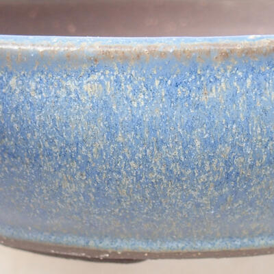 Ceramic bonsai bowl 15.5 x 15.5 x 4 cm, color blue - 2