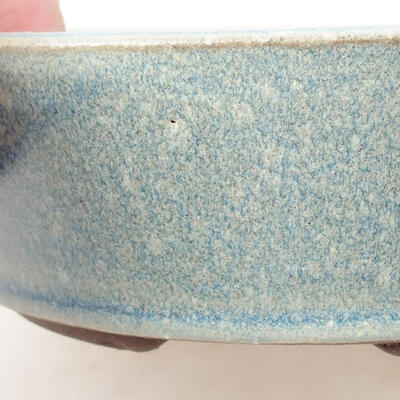 Ceramic bonsai bowl 14 x 14 x 4.5 cm, color blue - 2