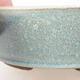 Ceramic bonsai bowl 14 x 14 x 4.5 cm, color blue - 2/3