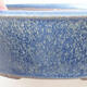 Ceramic bonsai bowl 14.5 x 14.5 x 4.5 cm, color blue - 2/3
