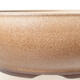 Ceramic bonsai bowl 17 x 17 x 5 cm, beige color - 2/3