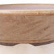Ceramic bonsai bowl 21 x 21 x 5 cm, color brown - 2/3