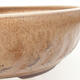 Ceramic bonsai bowl 20 x 20 x 6 cm, brown color - 2/3
