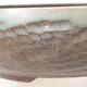 Ceramic bonsai bowl 22 x 22 x 6 cm, color brown - 2/3