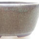 Ceramic bonsai bowl 7.5 x 6.5 x 3.5 cm, brown color - 2/3