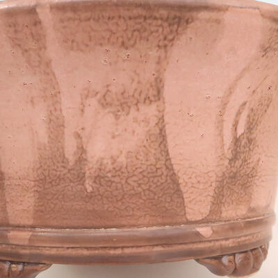 Ceramic bonsai bowl 28.5 x 28.5 x 12.5 cm, color pink - 2
