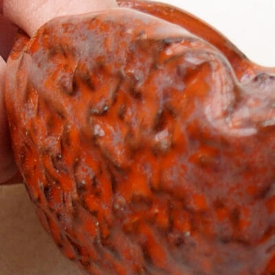 Ceramic shell 7 x 7.5 x 4.5 cm, color orange - 2