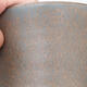 Ceramic bonsai bowl 11 x 11 x 14 cm, brown-blue color - 2/3