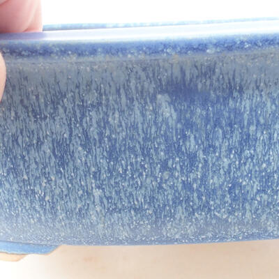 Ceramic bonsai bowl 23 x 20 x 7 cm, color blue - 2