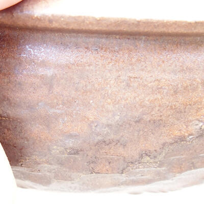 Ceramic bonsai bowl 39.5 x 39.5 x 13.5 cm, brown color - 2
