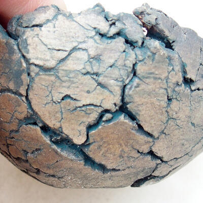 Ceramic shell 4.5 x 4.5 x 3.5 cm, gray color - 2