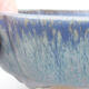 Ceramic bonsai bowl 17.5 x 15.5 x 4.5 cm, color blue - 2/3