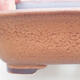 Ceramic bonsai bowl 14.5 x 12 x 4.5 cm, brown color - 2/3