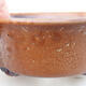 Ceramic bonsai bowl 14 x 13 x 5 cm, color brown - 2/3