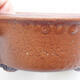 Ceramic bonsai bowl 14 x 13 x 5 cm, color brown - 2/3