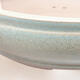 Ceramic bonsai bowl 17.5 x 17.5 x 4.5 cm, color green - 2/3