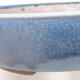 Ceramic bonsai bowl 18 x 18 x 4 cm, color blue - 2/3
