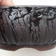 Ceramic bonsai bowl 15.5 x 15.5 x 6 cm, crack black - 2/3