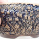 Ceramic bonsai bowl 16 x 16 x 5.5 cm, color cracked blue - 2/3
