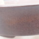 Ceramic bonsai bowl 18 x 18 x 4.5 cm, brown color - 2/2